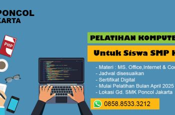 SMK Poncol Siapkan Pelatihan Komputer Gratis untuk Siswa SMP Kelas 9, April 2025 Mendatang