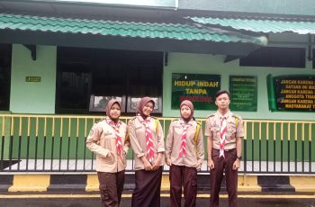 Siswa Pramuka SMK Poncol Ikuti Persami Saka Wira Kartika Kodim 0501 Jakarta Pusat di Cibubur