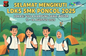 Siap Cetak Generasi Pemimpin Tangguh, SMK Poncol Gelar LDKS 2025 di Gunung Geulis