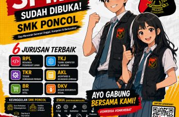 SPMB SMK PONCOL JAKARTA 2026 RESMI DIBUKA!
